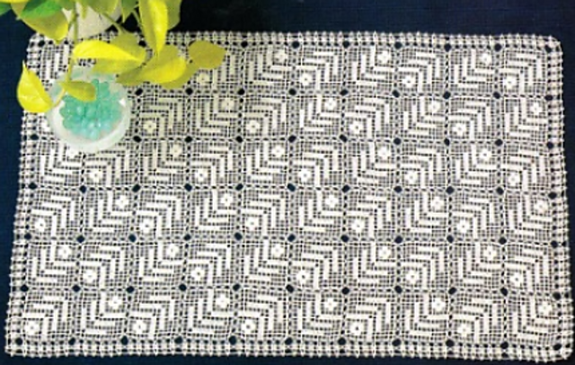 Three Different Mats with One Motif