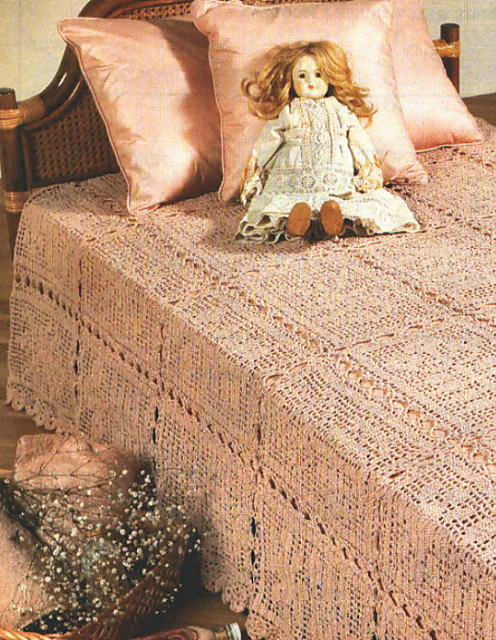 Pale Pink Bedspread