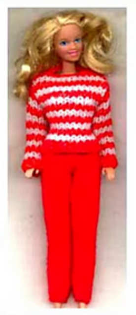 Striped Sweater and Sweatpants