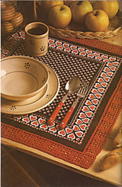 Edging for Rustic Placemat