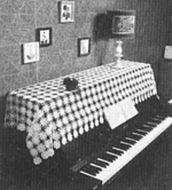 Tapis de Piano Myriade de Fleurs