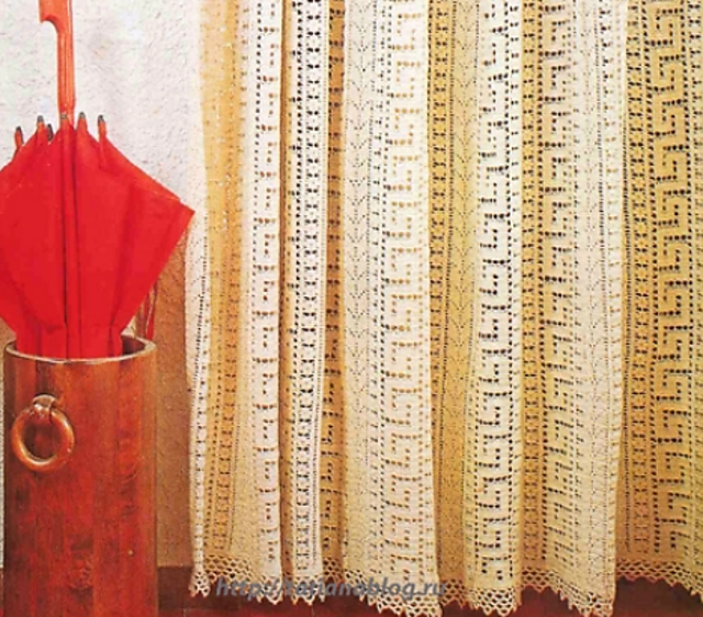 Greek Key Curtain