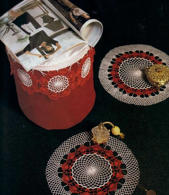 Ornamental Border for a Pouf