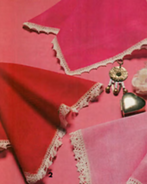 Lace-Edged Hankies