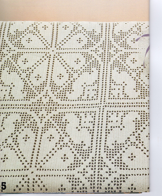 Bed-spread in Thick White Cotton