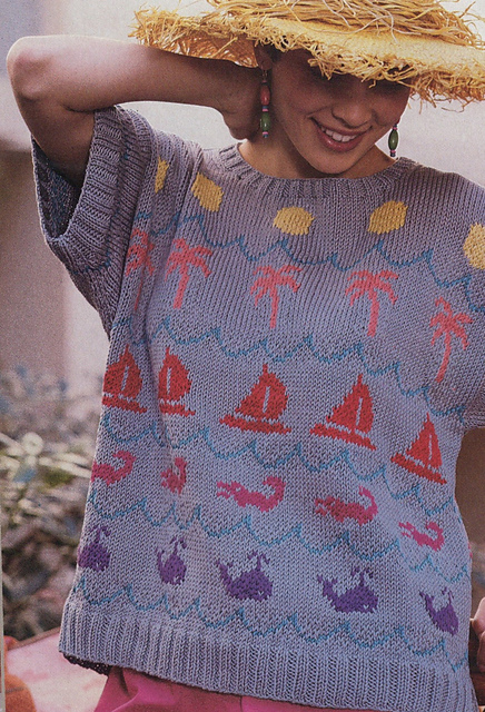 Summer Scenes Pullover