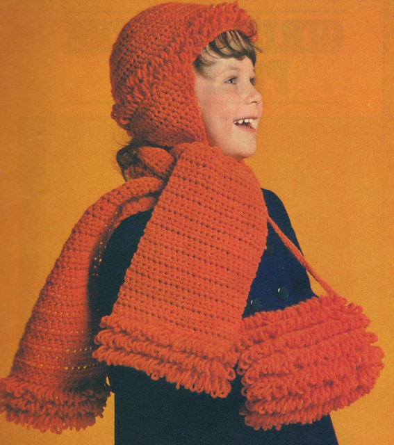 Scarf, Muff, Hat Set