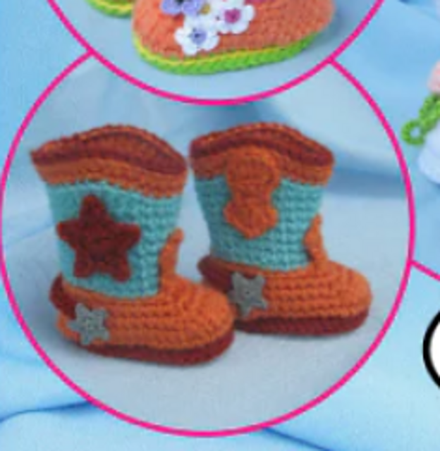 Star Rock-a-billy Baby Boots