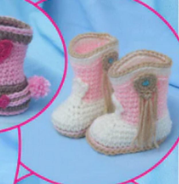 Tassel Rock-a-billy Baby Boots