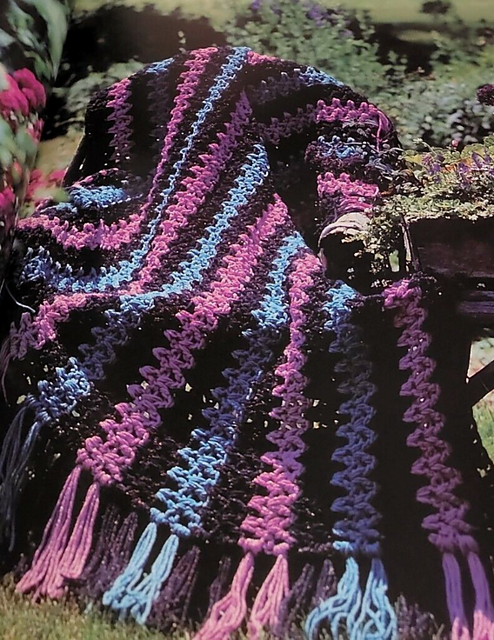 Bold Stripes Afghan