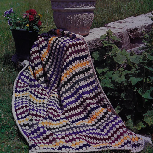 Cluster Stitch Afghan