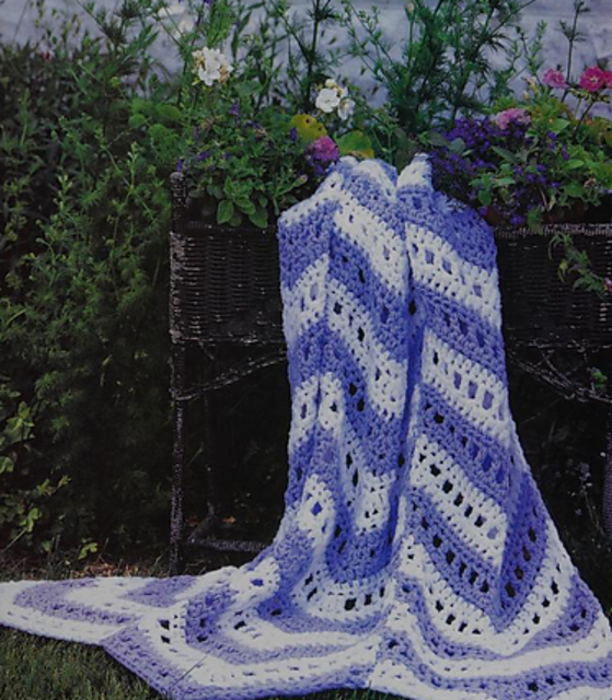 Triple Ripple Afghan