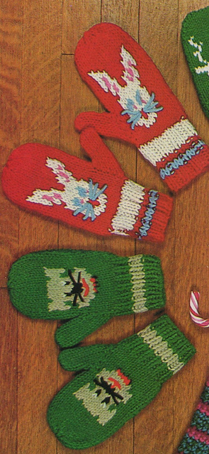 Duck, Dog, Bunny Mittens