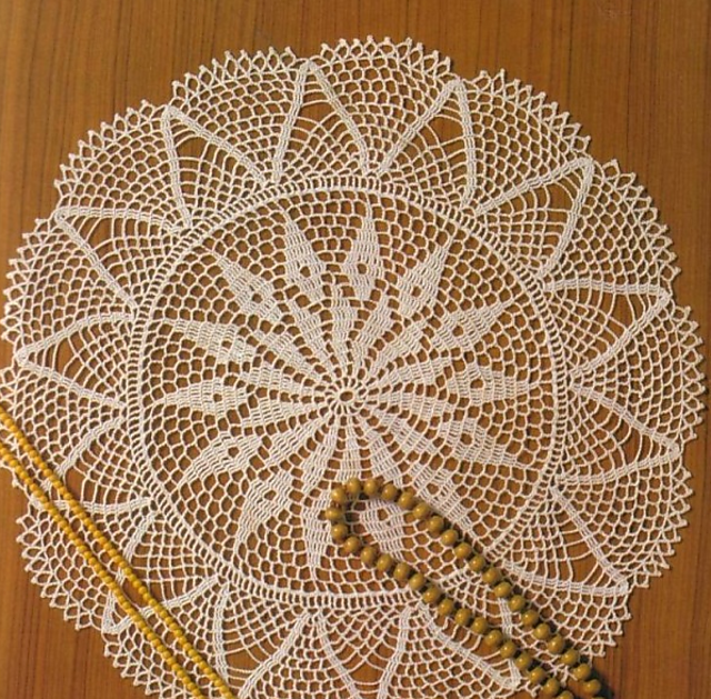 Doily Cornflower