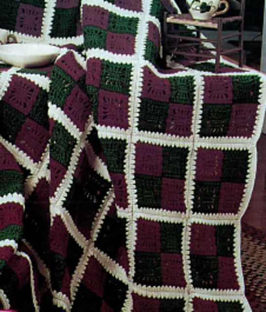 Checkerboard Afghan