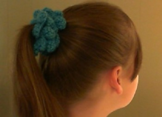 Adorable Flower Scrunchie