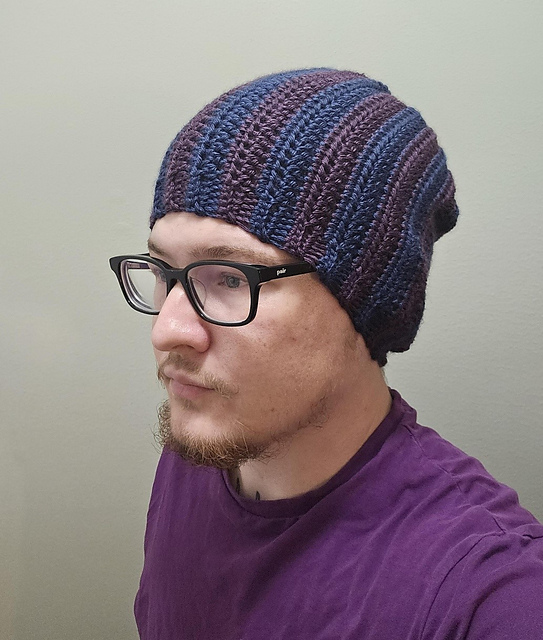 Beginners' Striped Hat