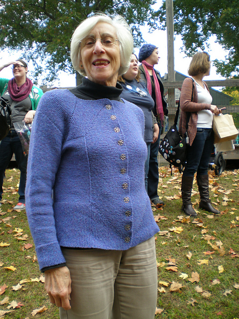 Mitered Cardigan