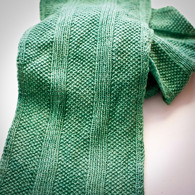 Unisex Seeded Rib Scarf