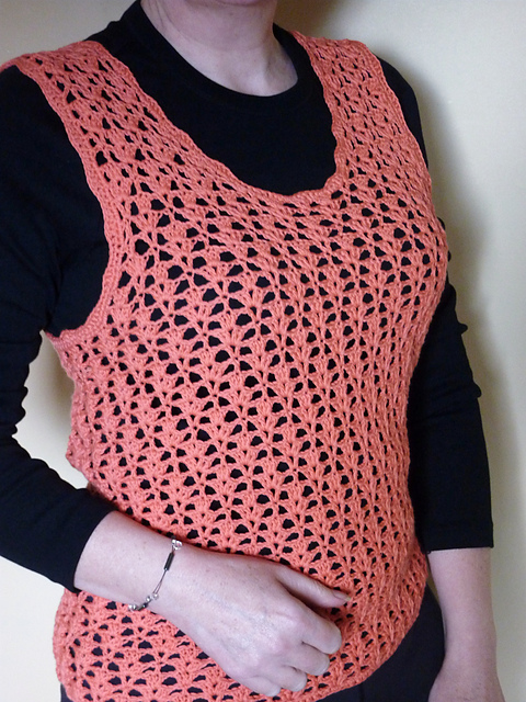 Mango Flip lace crochet top