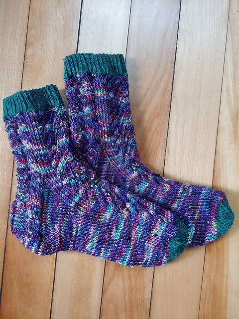 Space Tree Socks