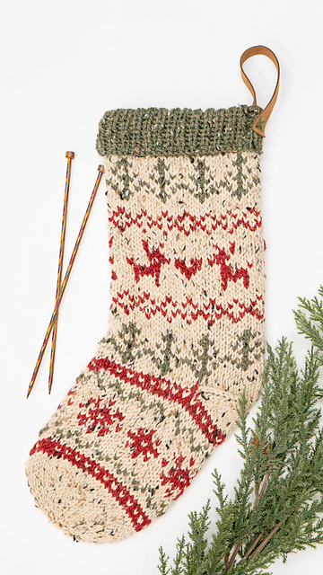 Christmas In July Knit Stocking