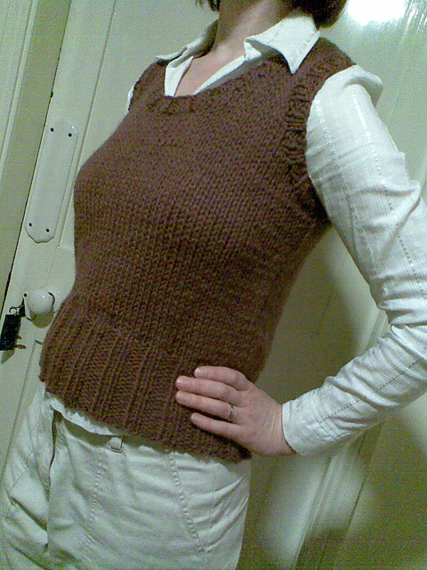 Tank Top/Vest With Scoop or V Neck