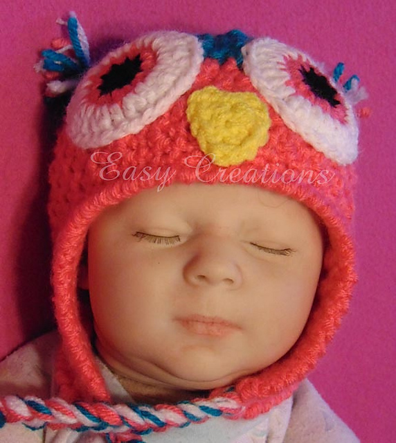 Owl Earflap Hat