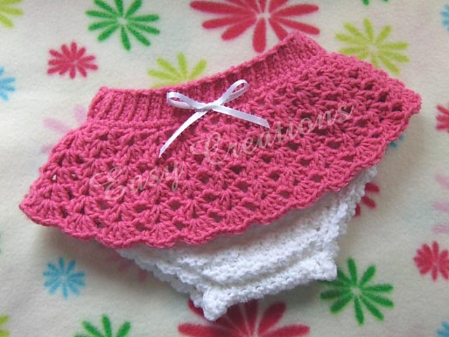 Lacy Skirt Diaper Cover