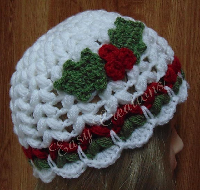 Christmas Holly Berry Hat