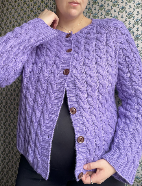 Ravelry: Easy Cable Cardigan pattern by Easy as knit