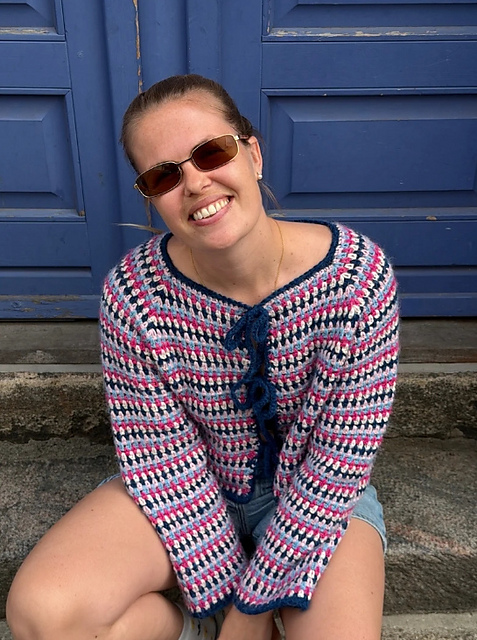 Ultra Easy Moss Stitch Cardigan Crochet