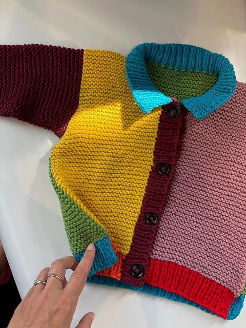 Ultra Easy Polo Cardigan Junior