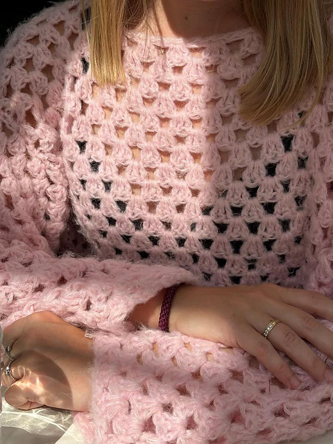 Ultra Easy Granny Blouse Crochet