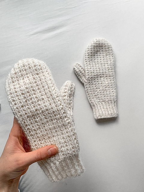 Easy Rib Mittens