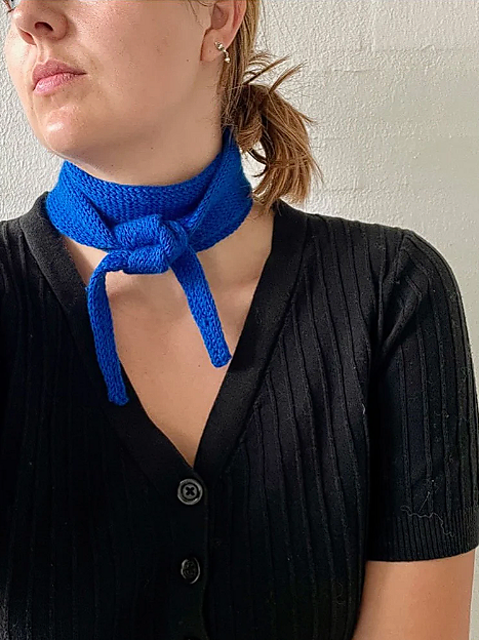 Easy Double Knitted Scarf