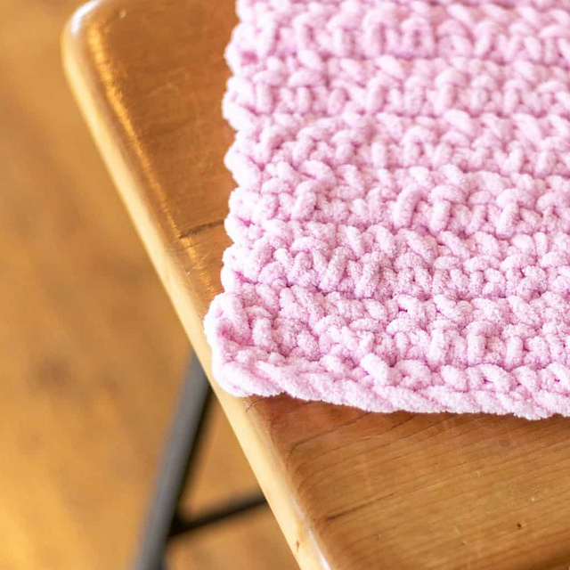 Single Stitch Baby Blanket