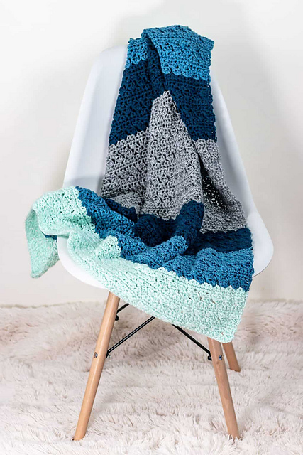 Simple stitch crochet online blanket