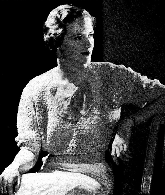 Lacy Knitted Blouse