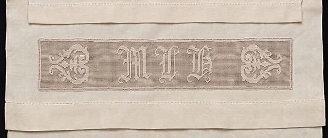 Monogram Towel Border