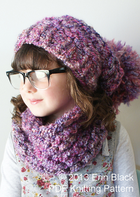 Chunky Slouchy Sophie Hat & Cowl