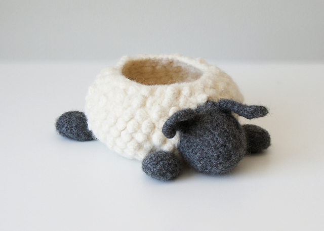 Felt Sheep Bowl (bowls003)