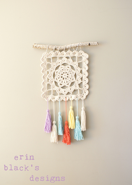 Dreaming of Granny Square Wall Hanging