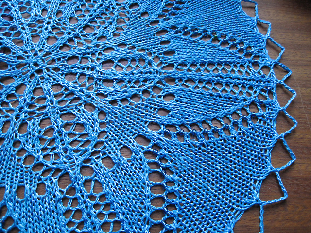 Lilium Beaded Doily