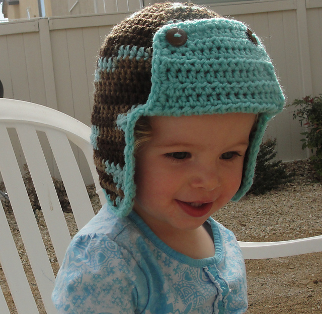 Ravelry Simple Bomber Hat pattern by Erica May