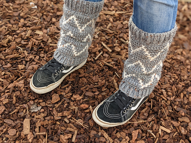 Mosaic leg warmers