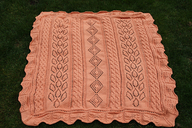 Lace Christening Blanket