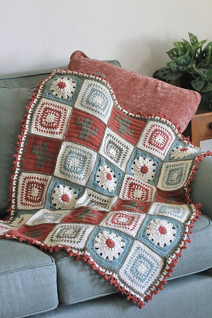 Sedona Blooms Blanket