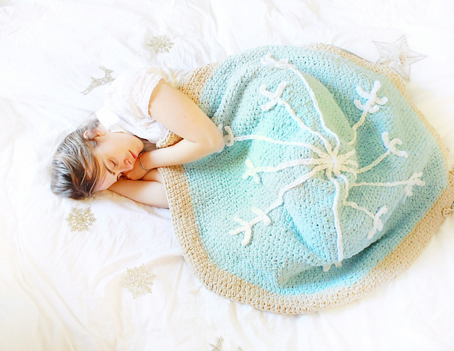 Snowflake Sugar Cookie Blanket