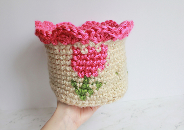 Spring Tulip Basket